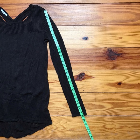 Maurices Black Cross-back Sweater, EUC, S - Picture 8 of 13
